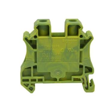 Imagem de Borne Terra NSYTRV102PE 10mm Verde e Amarelo Schneider, Verde e Amarel