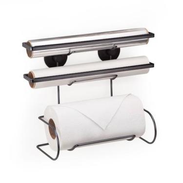 Imagem de Cook home suporte organizador 3 Rolos bancada ou parede - Arthi