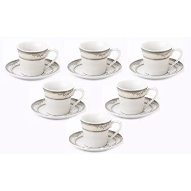 Imagem de Conjunto de café expresso Lorren Home 59 g para 6 - Prata
