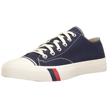 Imagem de PRO-Keds Lona masculina clássica Royal Lo, Azul marino, 6.5