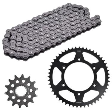 Imagem de Kit de corrente e roda dentada 520 Corrente 118 Links Frente 14T Traseira 51T Aço de carburação Apto para KT/M 250 SX-F Racing 2015-2025 350 SX-F 2020-2024 para Husqvarna 250 FC 2017-2023