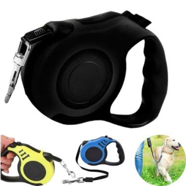 Imagem de Coleira Guia Retrátil Original Pet, Passeio Seguro 5m até 20kg - LIPPI