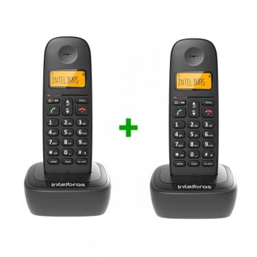 Imagem de Kit Telefone Sem Fio Digital Intelbras TS-2510 Dect 6.0 GHz