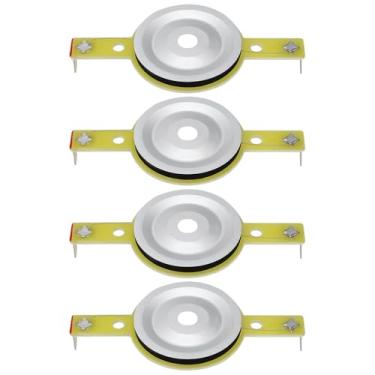 Imagem de The Lord of the Tools 4 peças de 25,4 mm Bullet Super Tweeter Diafragma Titânio Tweeter Película de alto-falante de bobina de voz compatível com PRV Audio RPTW350Ti TW350Ti