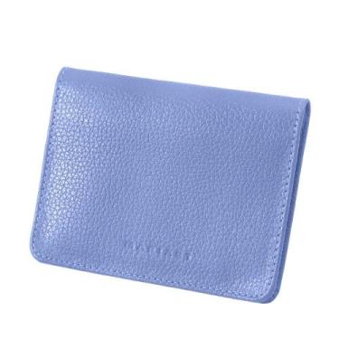 Imagem de Carteira Feminina de Couro Mariart 649 2.0, Ciano