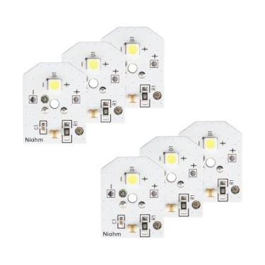 Imagem de Niahm Luz Led Para Geladeira Wr55X11132 Ge (Apenas Luz), Compatível Com Wr55X25754 Wr55X30602 Wr55X26486 Eap12172918 4590213 Ps12172918 Ap6261806, À Prova D'Água E Brilhante - 6 Peças
