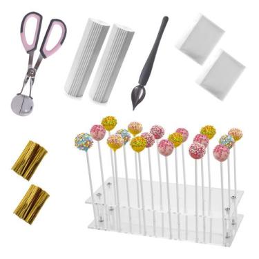 Imagem de Kit Cake Pop OKAHUOCHUANG, incluindo 200 palitos e embalagens