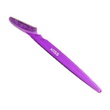 Imagem de Navalha De Sobrancelha Kiss Lâmina Longa Roxo