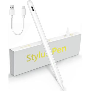 Imagem de Caneta Stylus para iPad A16 de 11ª a 6ª geração, iPad Pro 27.9 cm/33.0 cm M4, iPad Air 27.9 cm/33.0 cm M2/M3, iPad mini A17 Pro/6/5 – com rejeição de palma e inclinação – compatível com iPad 2025-2018