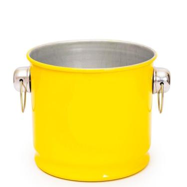 Imagem de Balde De Gelo E Cerveja Em Alumínio 12L Grande Amarelo