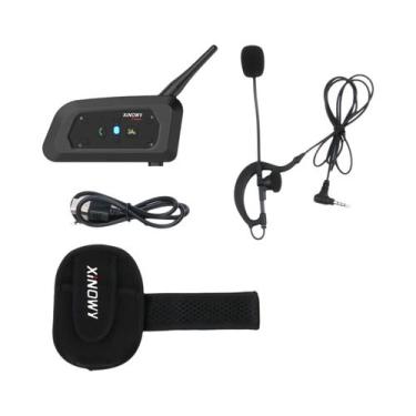 Imagem de Fone De Ouvido Bluetooth Intercomunicador 1200M XiNOWy V6C pro Duplex 