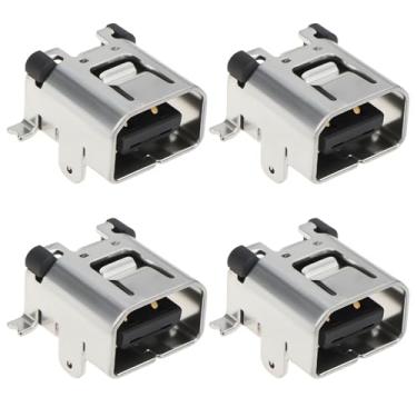 Imagem de OTOTEC 4PCS Game Consoles Charging Port Flat Feet Connector Compatible with Nintendo 2DS DSi DSi XL 2DS XL Game Console