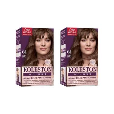 Imagem de Coloração Koleston Deluxe 0% Amônia Perm 61 Lou Cinz Esc-2Un