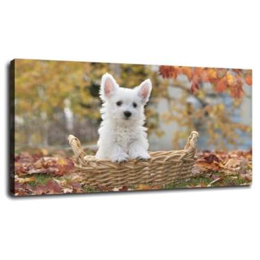 Imagem de Animais arte de parede folhas impressão em tela pôster de grama para casa conjunto de 1 decorações com moldura 91.4 cm x 50.8 cm