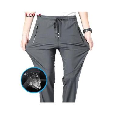 Imagem de Calças Jogger Masculinas plus Size 4XL 5XL De Secagem Rápida Com Cintu
