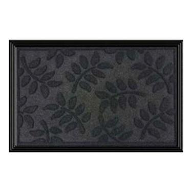 Imagem de Capacho Com Borda Fenice Design Folhas 60x40cm - Uzoo Tapete Fenice Design 60x40cm Folhas