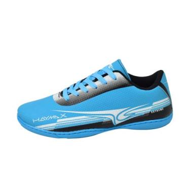 Imagem de Chuteira Quadra Futsal Premium EX Original Lançamento Haymax, Celeste,