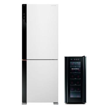 Imagem de Combo Geladeira Inteligente B= Smart 500L Cor Branca + Adega 12 Garraf