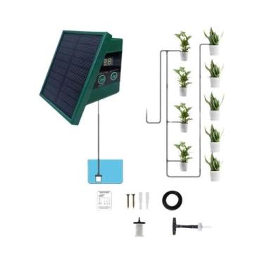 Imagem de Sistema De Irrigação Solar Por Gotejamento Para Jardim E Varanda, Kit 