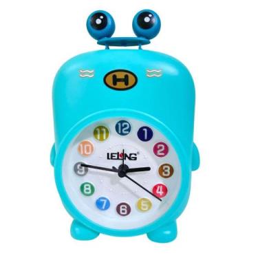 Imagem de Relógio de Mesa Despertador Infantil Sapinho LE-8112 Lelong