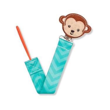 Imagem de Prendedor de chupeta animal fun macaco - buba
