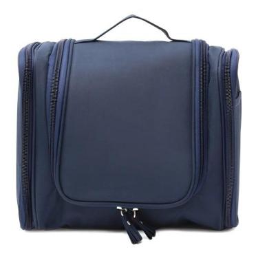 Imagem de Necessaire Organizadora com 14 Divisórias Azul Marinho Impermeável  Bo