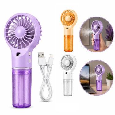Imagem de Ventilador Spray Mini Vaporizador Mesa Umidificador Portatil - Yeet