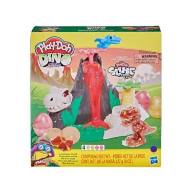 Imagem de Massinha Dino Crew Play-Doh Ilha de Lava - Hasbro com Acessórios