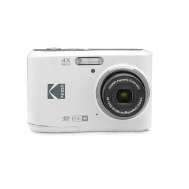 Imagem de KODAK Câmera digital PIXPRO Zoom FZ45-WH de 16 MP com zoom óptico de 4X, ângulo amplo de 27 mm e tela LCD de 2,7 polegadas (branca)