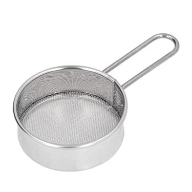 Imagem de Coador pequeno, coador de farinha, mini peneira de farinha pequena, peneira de farinha pequena de malha 40 para casa, padarias, lojas de bolo. Utensílios de cozinha (pacote único)