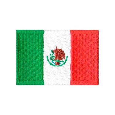 Imagem de Patch Bordado - Bandeira México Pequena BD50255-318 Termocolante Para Aplicar