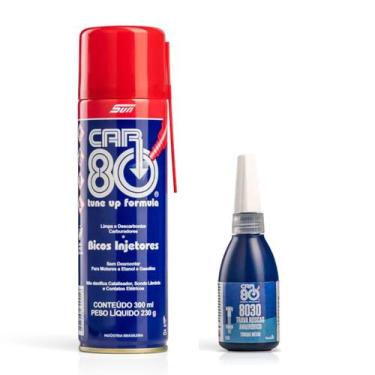 Imagem de Kit Descarbonizante E Trava Rosca E Porcas Car80