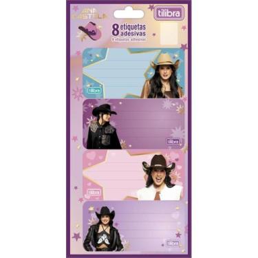 Imagem de Etiqueta Escolar Decorada ANA Castela C/8ETIQ. 100X208MM PCT.C/10 - Ti