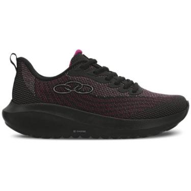 Imagem de Tênis Olympikus Acqua Feminino, 35, Preto, Rosa