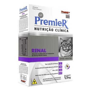 Imagem de Ração Premier Nutrição Clínica Renal Gatos Adultos 1,5kg