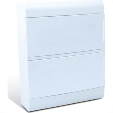 Imagem de Centrinho Steck Pvc 24 Disjuntor Din Sobrepor Branco