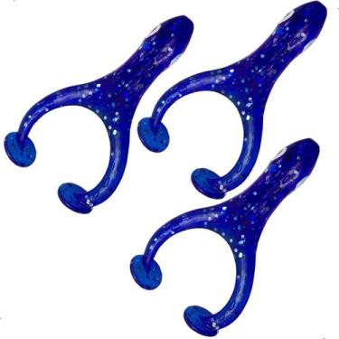 Imagem de Kit Com 3 Iscas Artificiais Soft Gator Frog  Alligator - Alligator , A