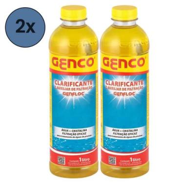 Imagem de kit 2x Clarificante Genfloc 1L - Genco