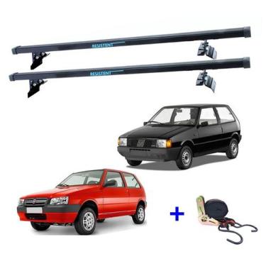 Imagem de Rack De Teto Bagageiro Uno Mille 2Pts 1986 A 2015 + 1 Cinta - Rack De 