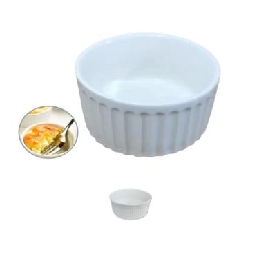 Imagem de Ramequim 320ml Branco Porcelana Suflê Pure Escondidinho