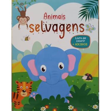 Imagem de Escolha seu tema - livro infantil de colorir com adesivos - PÉ DA LETR