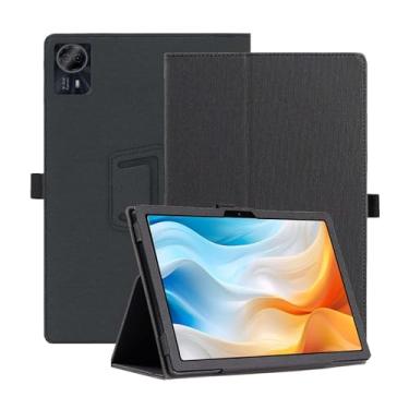 Imagem de Capa para tablet TECLAST T60 Pro de 12 polegadas, capa de proteção para tablet NOUKAJU Tablet, suporte dobrável com suporte para lápis e alça de pulso, resistente a quedas, capa de proteção para