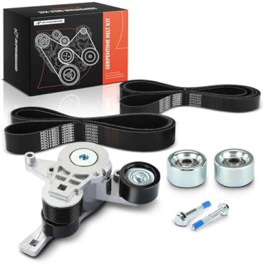 Imagem de A-Premium Kit de transmissão de correia serpentina do motor compatível com Freightliner 114SD 2012-2017, M2 112 2015-2016 e Western Star 4900FA, 4900SA- 12,8L