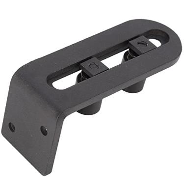 Imagem de Chão deslizante ajustável de aço carbono para porta celeiro com rolamento roda rolagem ultra suave instalação fácil durabilidade máxima