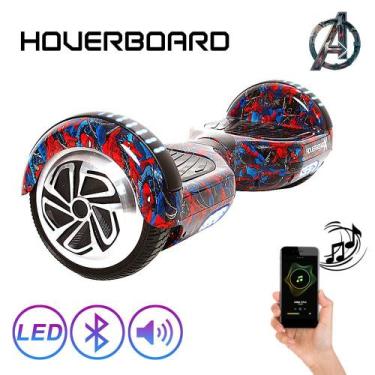 Imagem de Hoverboard 6,5" Polegada Homem Aranha Hoverboard Bluetooth