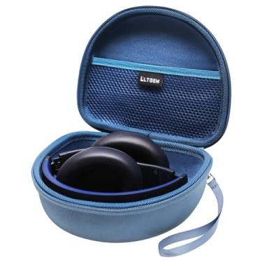 Imagem de Capa de fone de ouvido compatível com Beats Studio Pro/Solo 4 / Studio 3 / Solo 3 / Picun B8 / BERIBES/JLab JBuds Lux ANC Fones de ouvido sem fio Bluetooth com cancelamento de ruído, azul (apenas capa