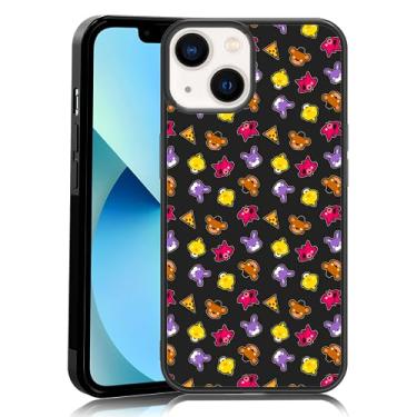 Imagem de MMYAJT Capa de telefone fofa de urso de desenho animado e Foxy adequada para iPhone 13, capa protetora de TPU à prova de choque para iPhone FNAF Five Nights capa de telefone presente para meninos e meninas homens mulheres