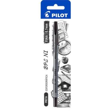 Imagem de Caneta Esferográfica BP-S 07 Preta - Pilot