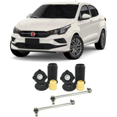 Imagem de Kit Batente + Bieleta Fiat Cronos Dianteira 2018 Até 2021 O Par - Skyl