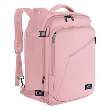 Imagem de Mochila de Viagem MATEIN Rosa para Mulheres - 35 Litros com Expansão